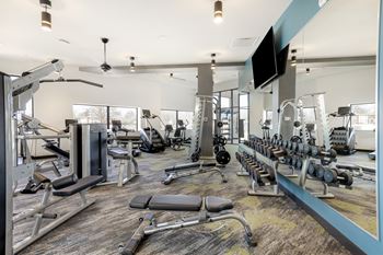 Fully equipped fitness center